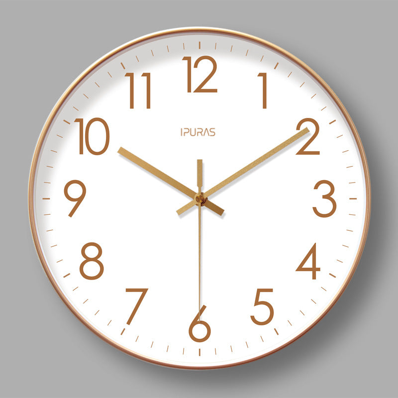 Horloge murale électronique avec calendrier 2025 - Design moderne
