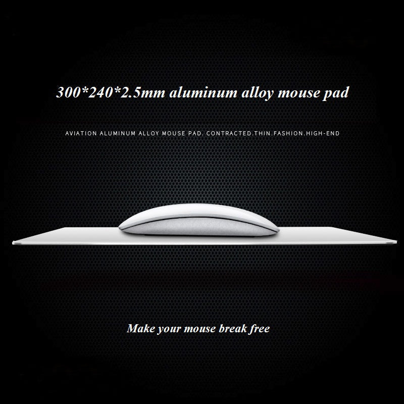 Premium Aluminum Alloy Mouse Pad - Sleek & Durable Design