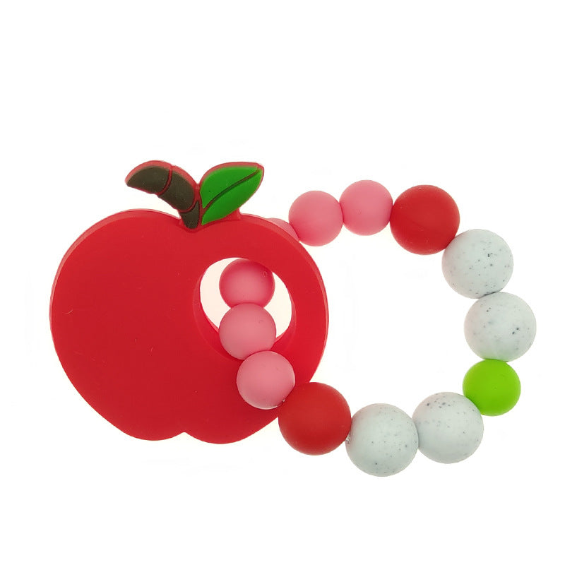 New baby cartoon fruit bracelet molar bracelet chewing teeth gum baby teething comfort toy - Korvel