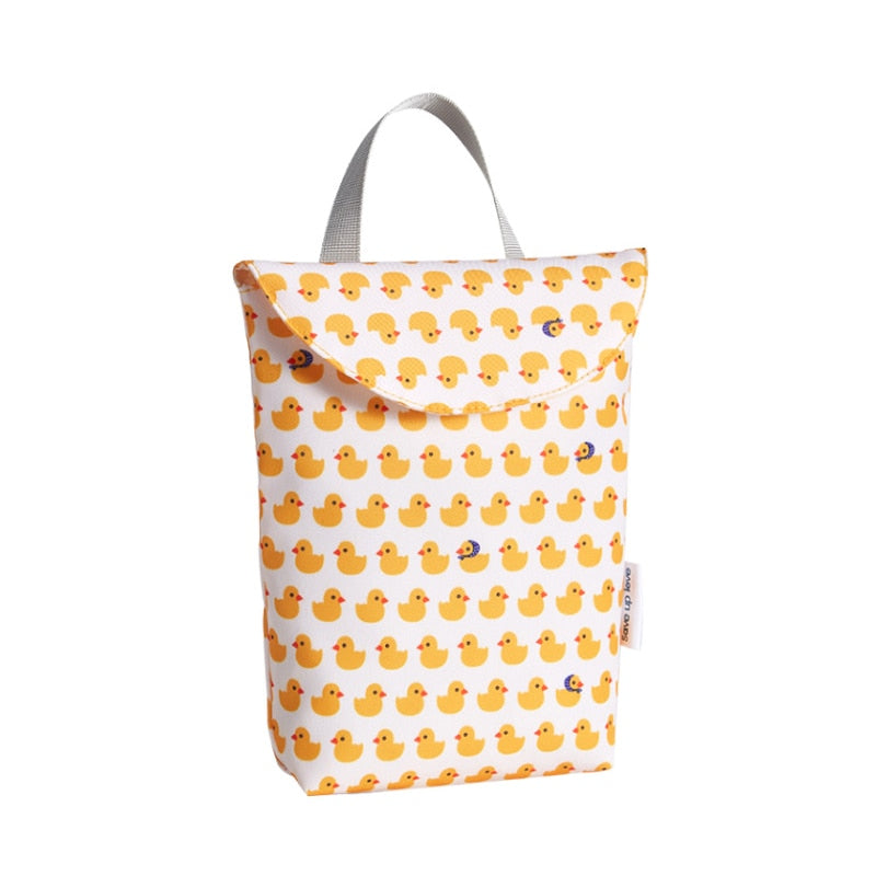 Bolsa Organizadora de Pañales Impermeable Multifuncional para Bebés