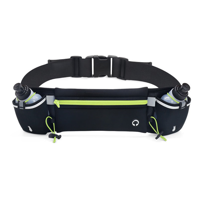 New Outdoor Sports Waist Bag Fitness Multi functional Water Bottle Bag Close fitting Running Phone Waist Bag Marathon Bag - Korvel