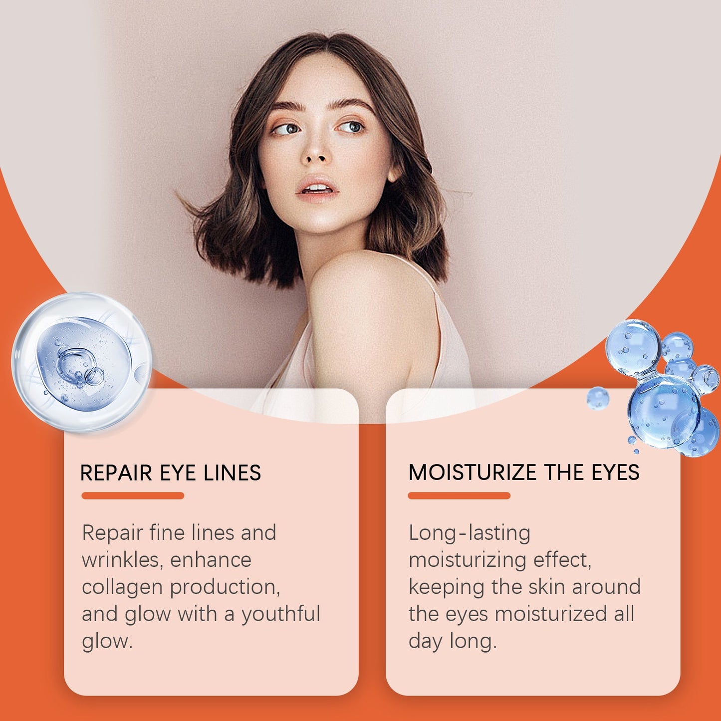Hydrolyzed Collagen Patch Eye Collagen Patch Improves Eye Bags Hydrating Eye Patch - Korvel