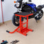 Adjustable Motorcycle Dirt Bike Stand - Heavy Duty Steel Lift