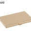 Creative business card case stainless steel Aluminum Holder Metal Box Cover Credit Men business card holder card metal Wallet - Korvel
