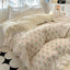French Romantic Lace Washed Cotton Bed Sheet Set