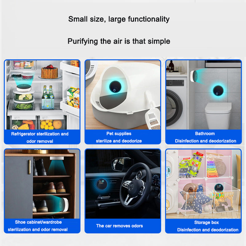 Portable deodorizing deodorizing sterilizing air purifier - Korvel