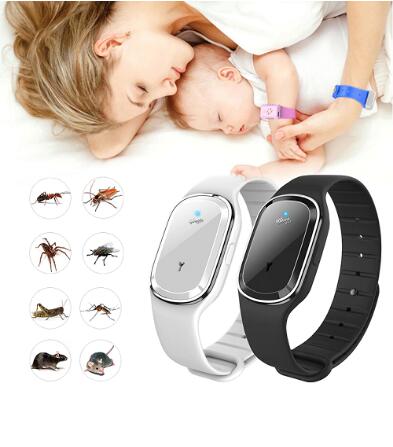Ultrasonic Anti Mosquito Insect Pest Bugs Repellent Repeller Wrist Bracelet - Korvel