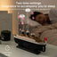 Titanic ship model humidifier (250ml), also an essential oil diffuser with jellyfish smoke ring spray for home aroma. - Korvel