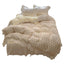 French Romantic Lace Washed Cotton Bed Sheet Set