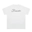 Niche High Street Floral Letter Print Short Sleeve T-Shirt INS Trendy American Summer Men's Casual Crew Neck Half Sleeve - Korvel