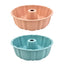 10-inch Non-Stick Silicone Bundt Pan - Multipurpose Baking Mold for Cakes, Jello & Gelatin - Korvel