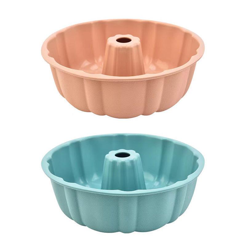 10-inch Non-Stick Silicone Bundt Pan - Multipurpose Baking Mold for Cakes, Jello & Gelatin - Korvel