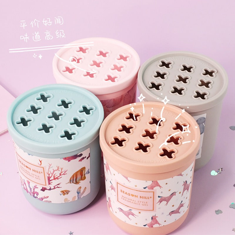 Car Balm Solid Perfume Non-Fire Aromatherapy Bathroom Toilet Air Freshener Creative Car Incense - Korvel