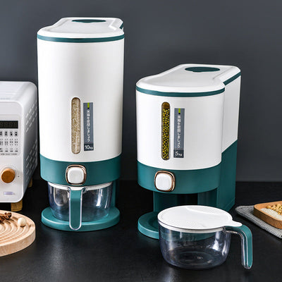 Premium Automatic Rice Storage Container - Large Capacity
