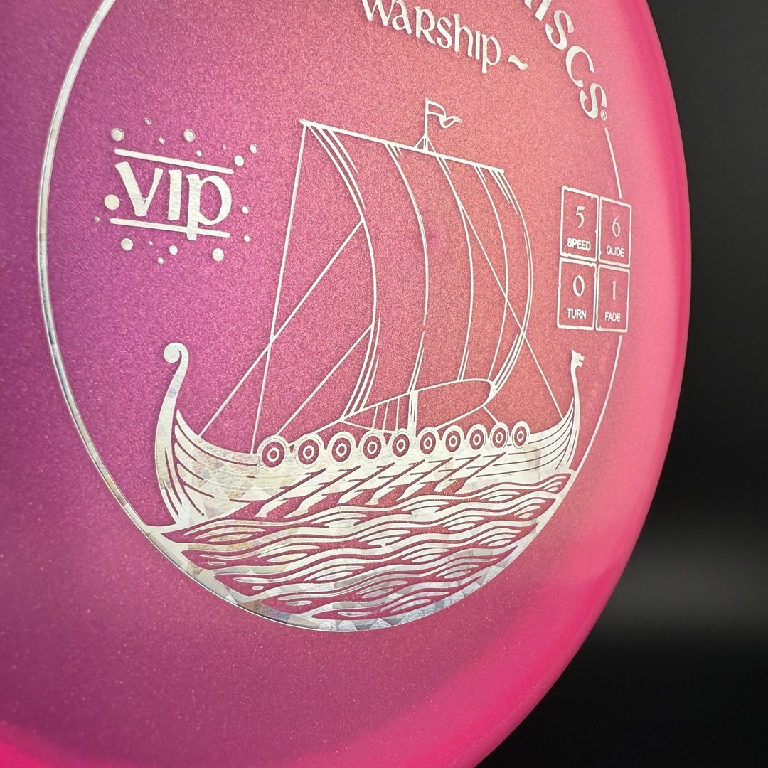VIP Glimmer Warship Disc Golf Disc