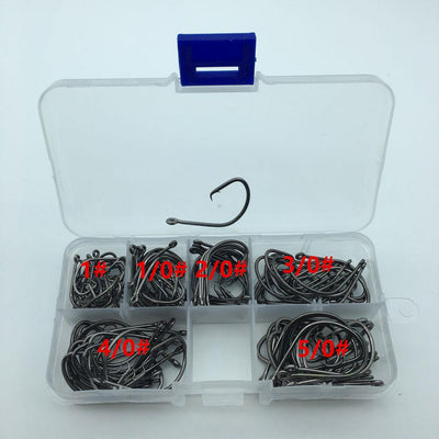 Rompin 120pcs Fishing Hooks Set - Versatile Octopus Circle Hooks