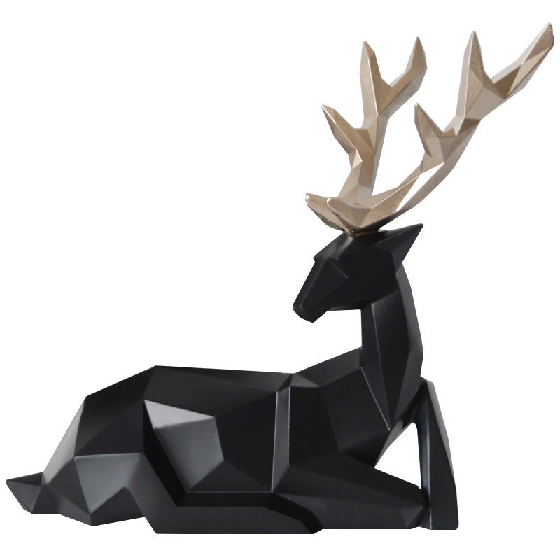 Elegant Resin Deer Figurine for Home Decor