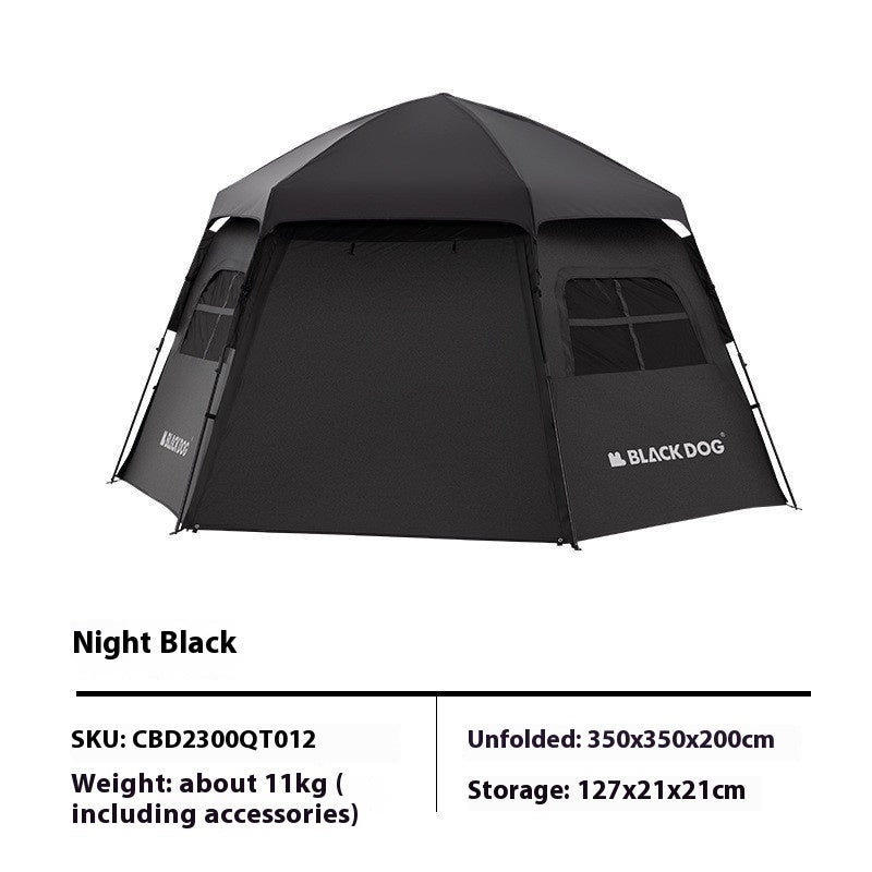 Hexagonal Automatic Pop-Up Camping Tent