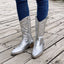 Bottes western à talon épais et bout pointu pour femmes