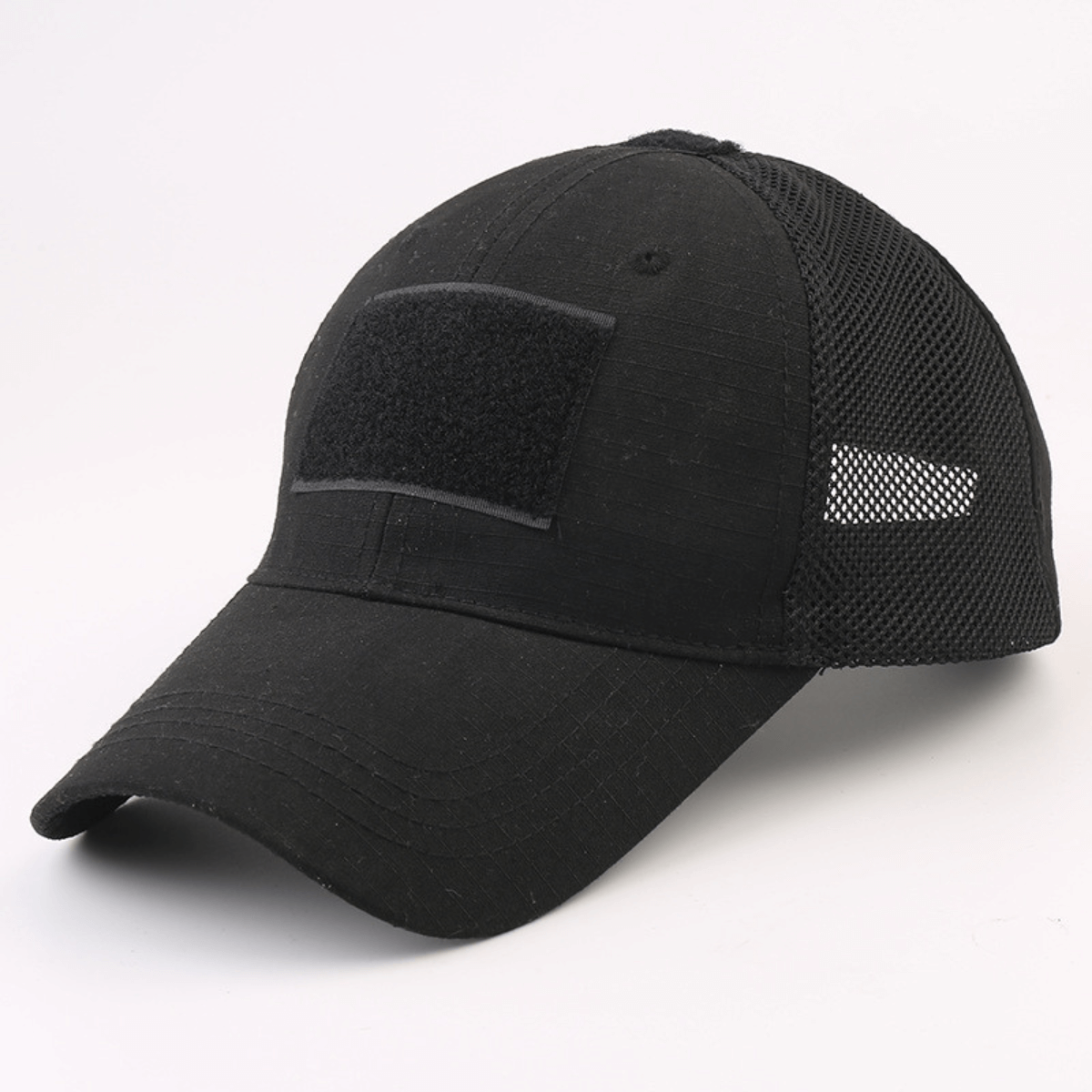 Casquette à patch de style tactique avec sangle réglable