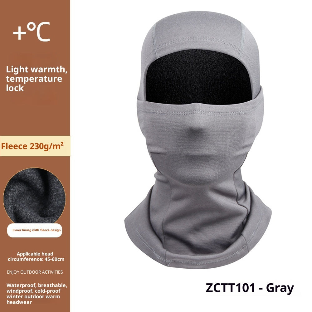 Fleece-Lined Thermal Face Mask for Outdoor Activities