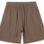 Men's Drawstring Pocketed Jogger Shorts