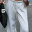 Pantalons de survêtement à taille large avec cordon de serrage