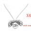 Collar de Letras Dobles Girasol