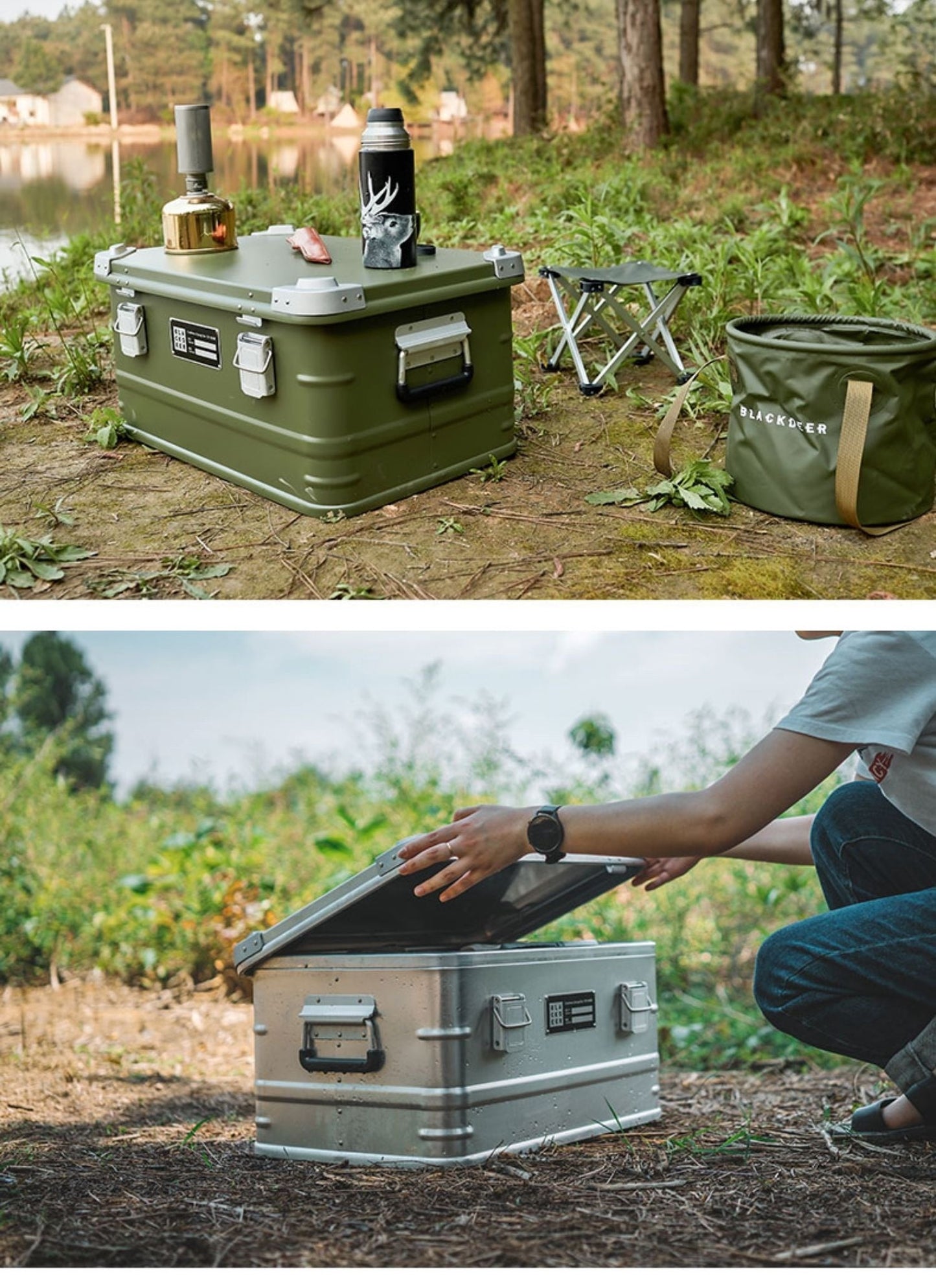 Premium Outdoor Aluminum Alloy Storage Box for Camping