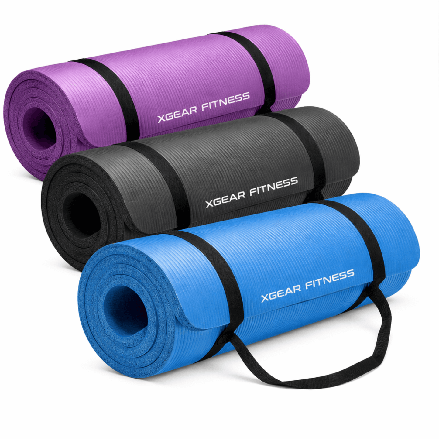 XGear Fitness Esterilla de Yoga de Viaje Gruesa con Correa de Transporte