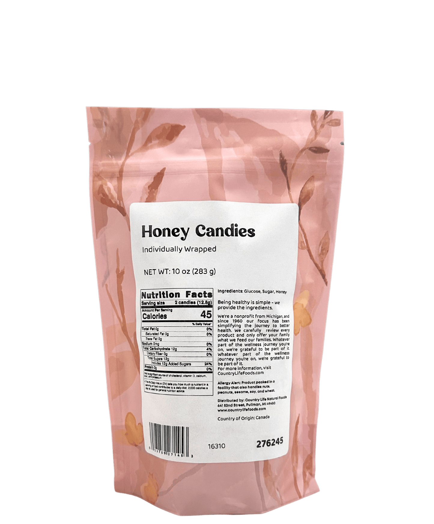 Individually Wrapped Honey Delight Candies - Korvel