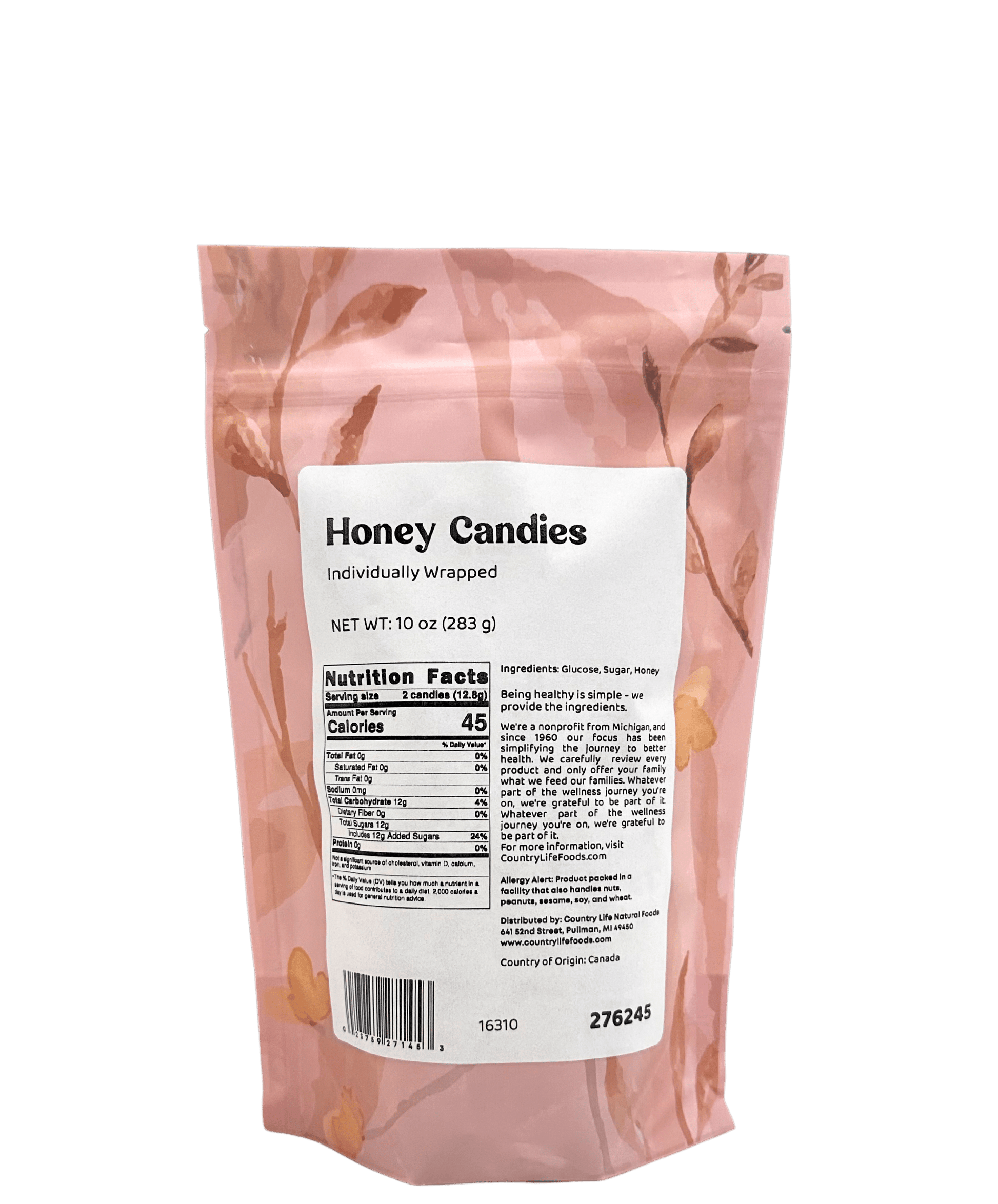 Individually Wrapped Honey Delight Candies - Korvel