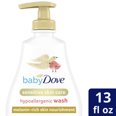Baby Dove Sensitive Wash for Melanin-Rich Skin, 13 Oz
