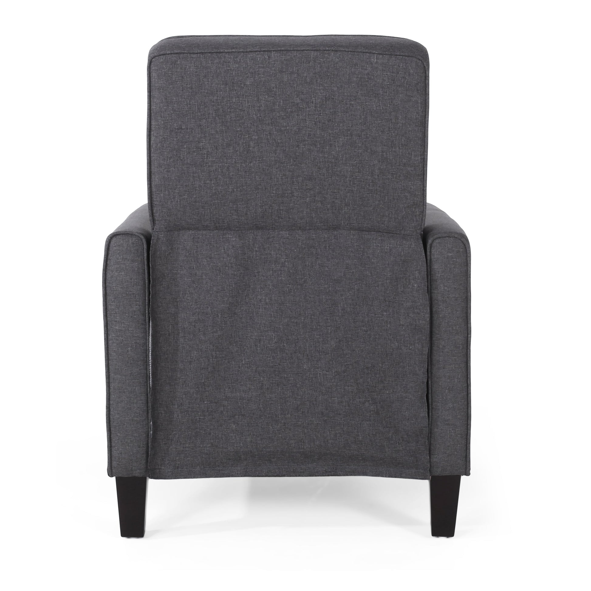 Smoke Fabric Push Back Chair for Elegant Home Décor - Korvel