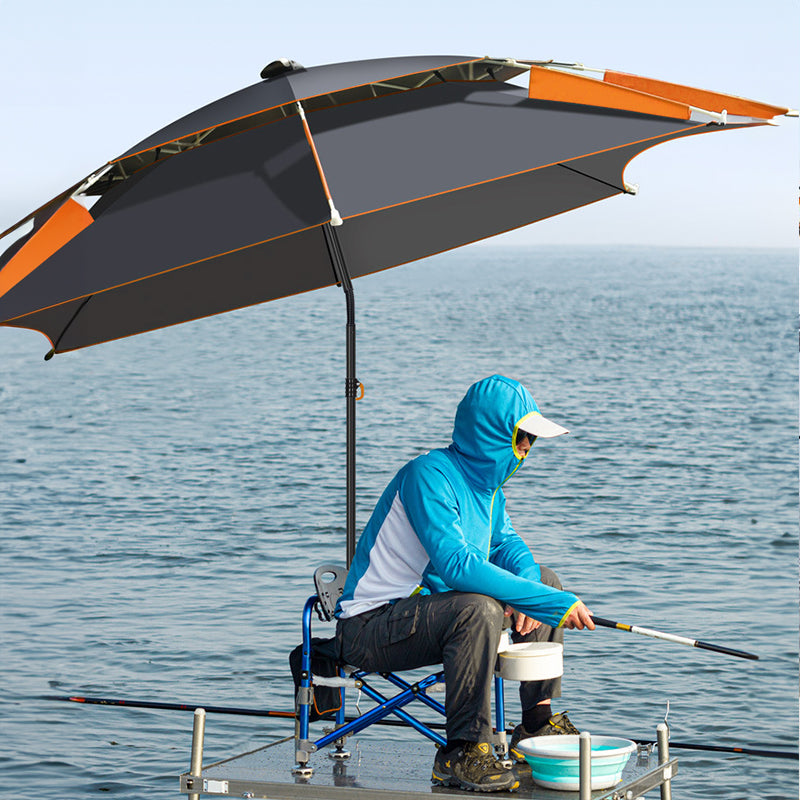 360° adjustable fishing sun umbrella: anti-UV, rainproof, portable large outdoor shade. - Korvel