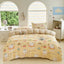 Cartoon Four-Piece Set Fresh Autumn and Winter Single Student Dormitory Bedding Sheet Three-Piece Set Single Quilt Cover - Korvel