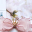 Luxury Pearl Handmade Bowknot Crown Headband for Baby Girls