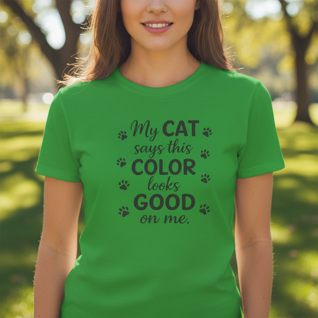 Mon chat a choisi ça – T-shirt graphique doux