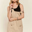 Vestido de tirantes anchos ajustable con escote cuadrado para mujeres
