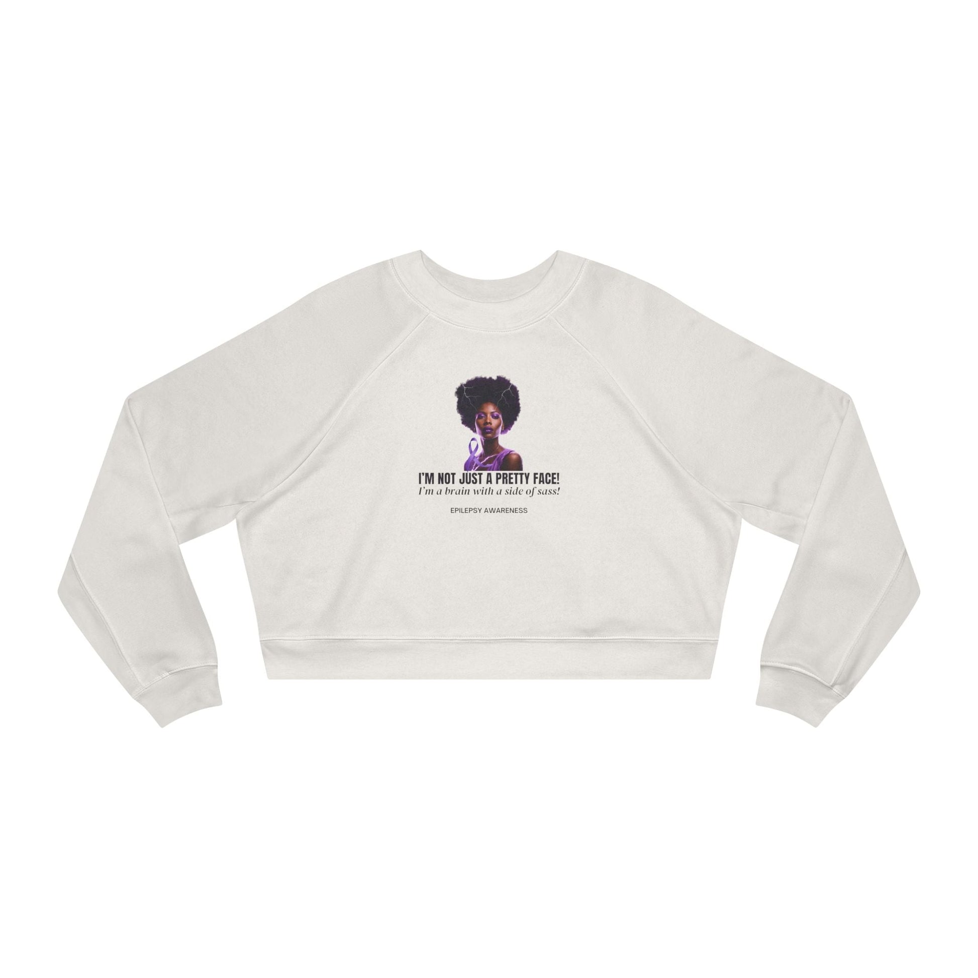 Chic & Cozy Women's Cropped Fleece Sweatshirt - Korvel