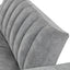 U_STYLE Convertible Soft Cushion Sofa Pull Bed ,for Two People to Sit On - Korvel
