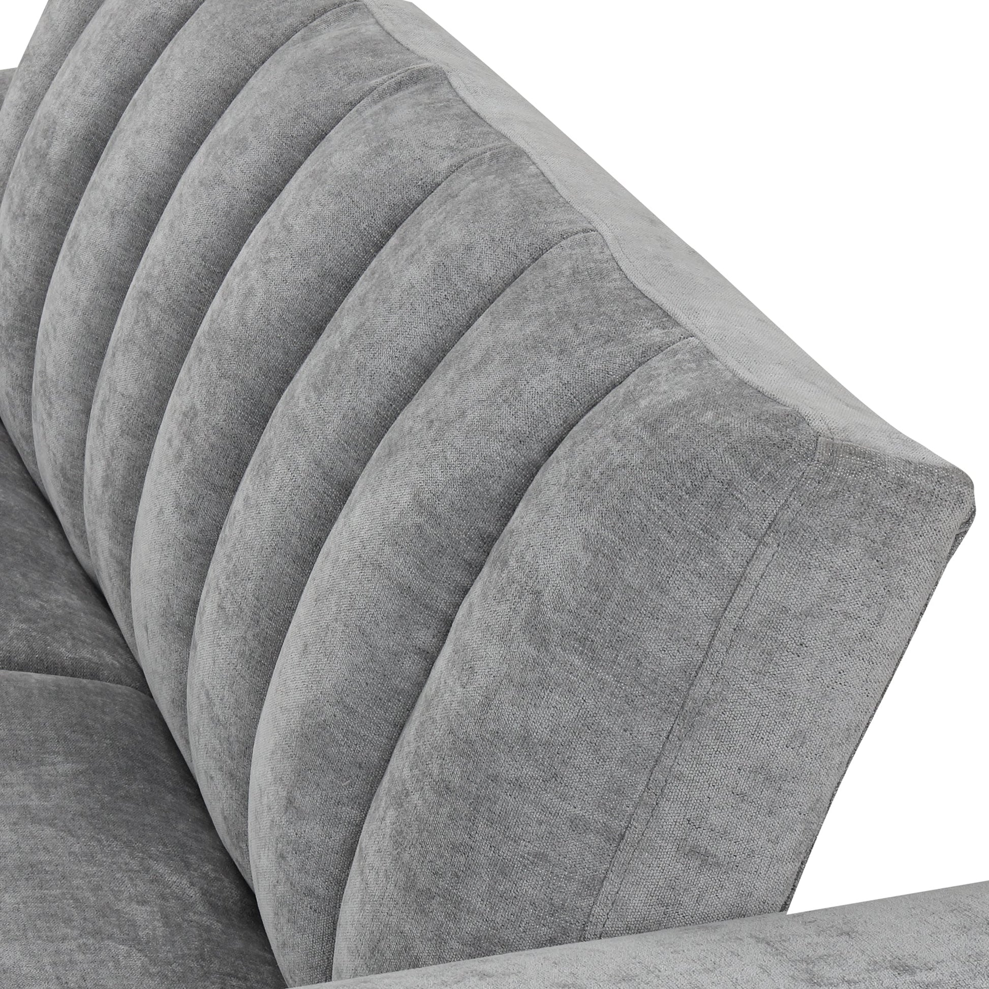 U_STYLE Convertible Soft Cushion Sofa Pull Bed ,for Two People to Sit On - Korvel