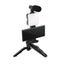 Premium Vlogging Kit with Tripod, LED Light & Microphone