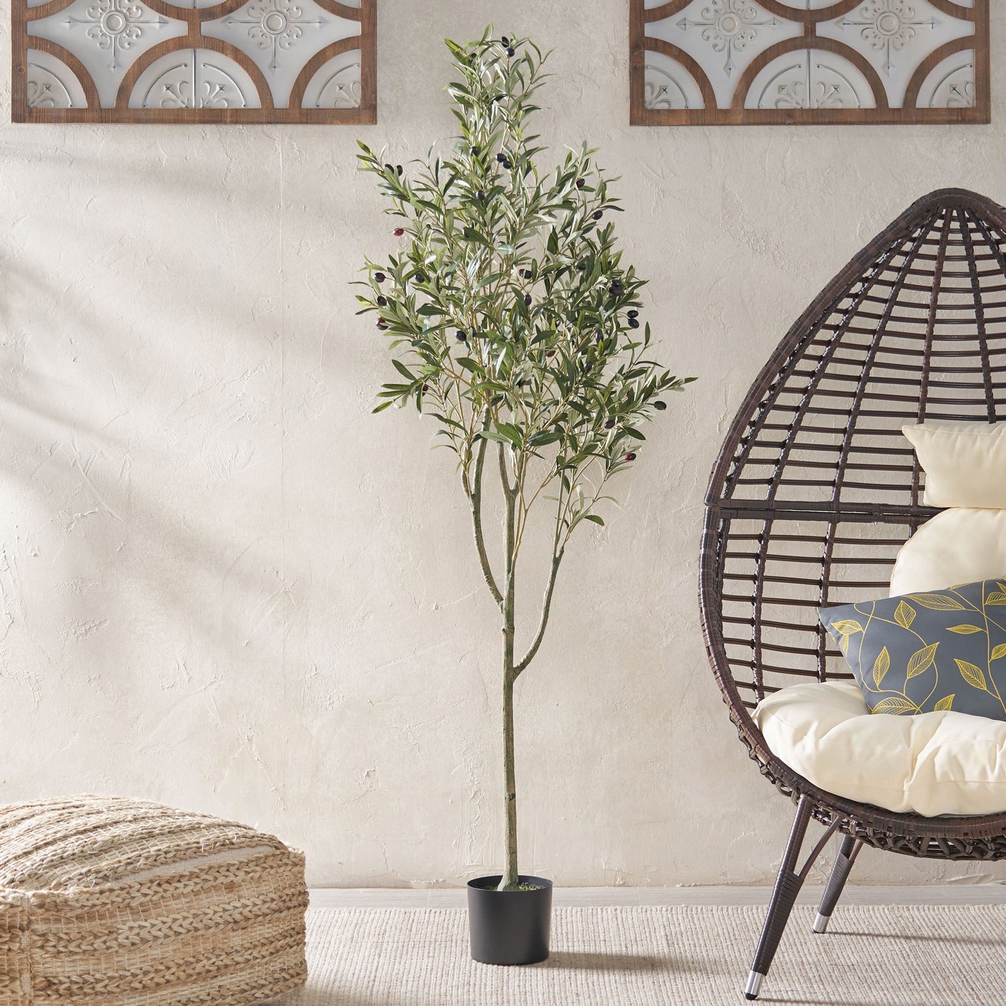 180CM ARTIFICIAL OLIVE TREE - Korvel