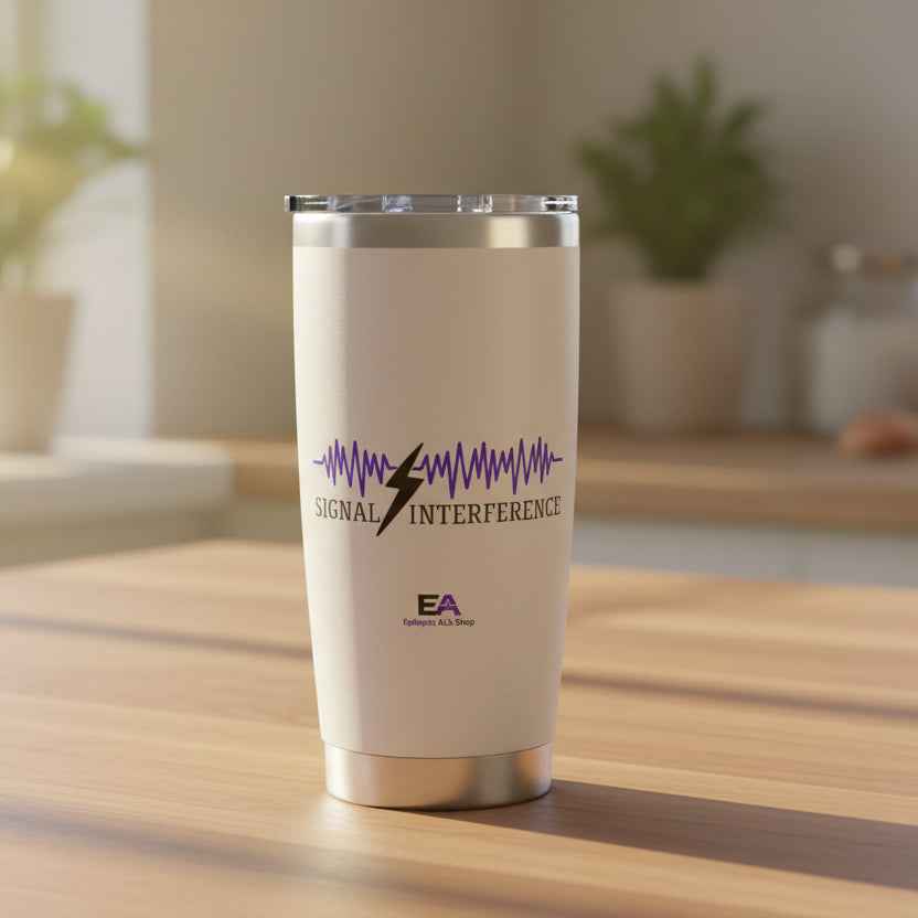 Signal Interference 20oz Tumbler - Modern Design with Purpose