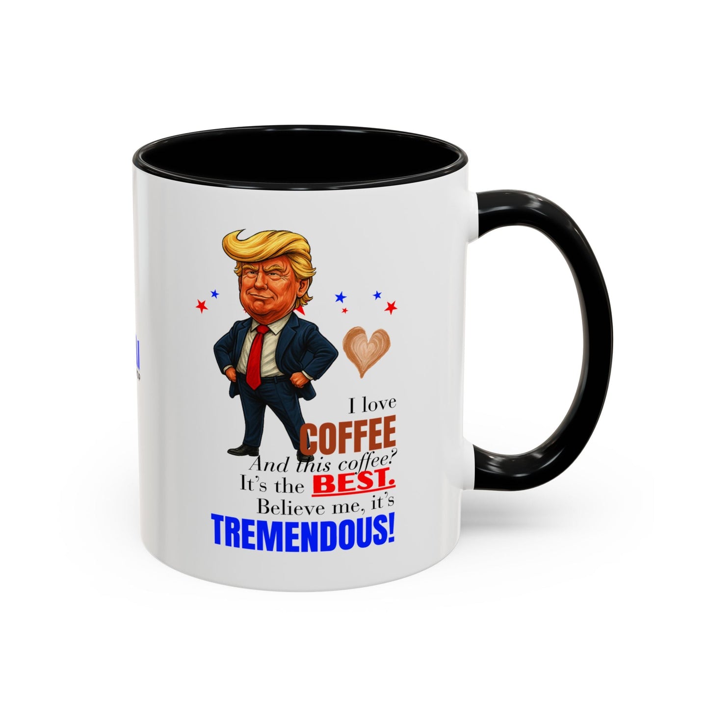 Taza de café de acento vibrante