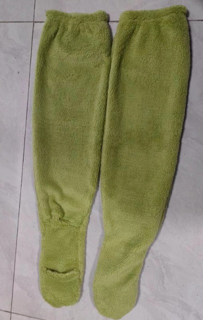 Calcetines de rodilla de felpa acogedora para la comodidad invernal