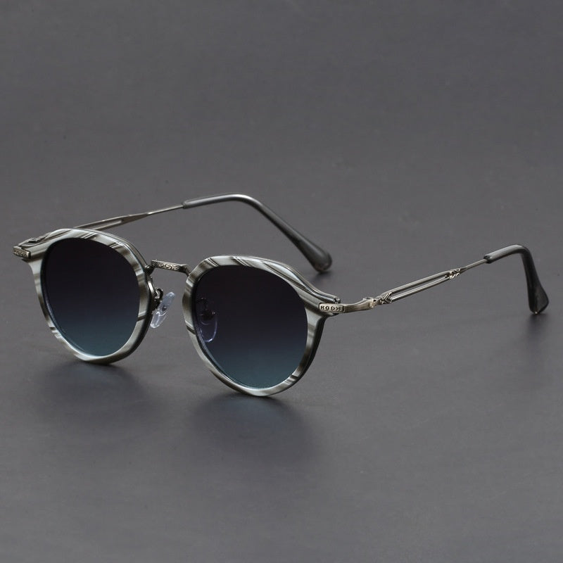 Premium Metal Circle Frame Sunglasses for Men and Women
