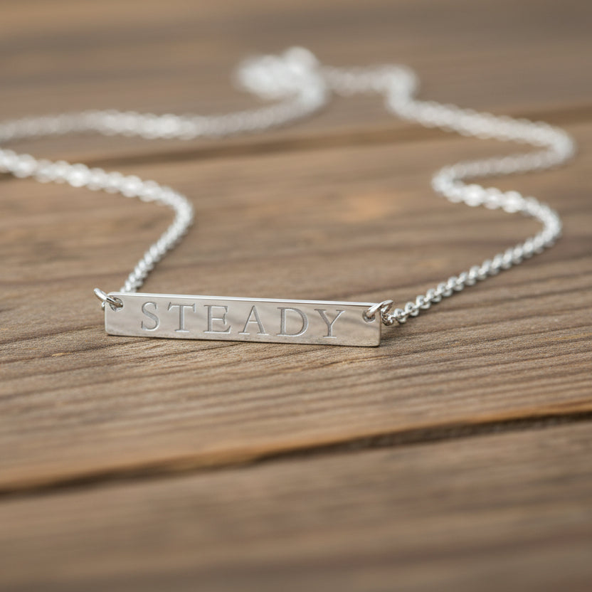 STEADY Bar Necklace – Minimalist Jewelry for Everyday Wear