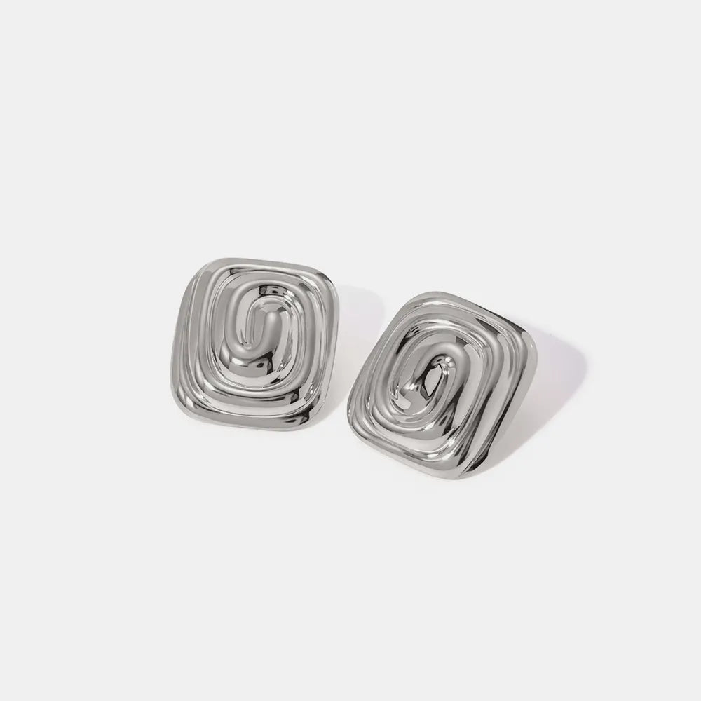 Stainless Steel Stud Earrings - Korvel